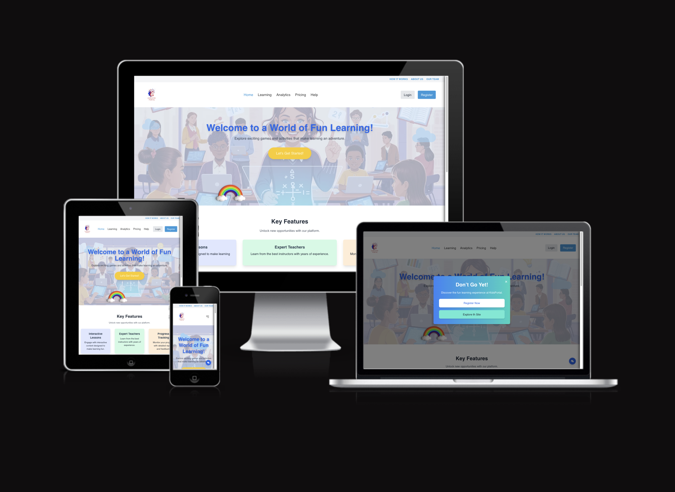Kids Learning Portal Development Results